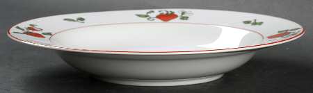 Fraise De Bois Rim Soup Bowl