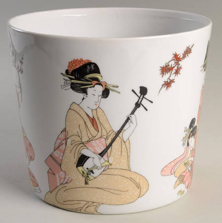 Geisha (Light Tones) 7" Cachepot