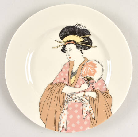Geisha (Light Tones) Salad Plate