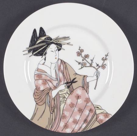 Geisha (Light Tones) Salad Plate