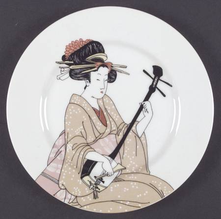 Geisha (Light Tones) Salad Plate