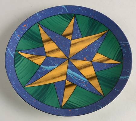 Gemstone Salad Plate