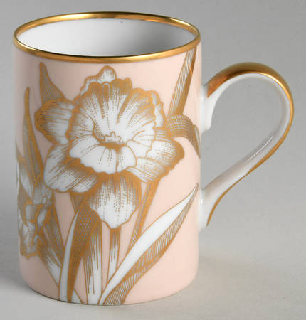 Golden Daffodil Light Coral Mug