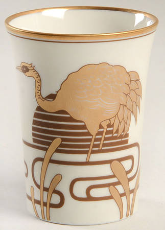 Golden Heron China Bathroom Tumbler