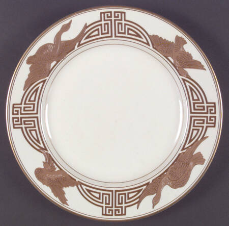 Golden Heron Service Plate (Charger)