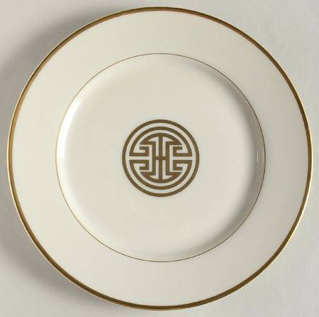 Gold Mandarin Crest Bread & Butter Plate