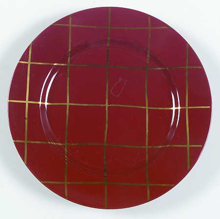 Golden Windowpane (Plum) by Fitz &amp; Floyd