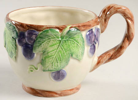 Grape Arbor Footed Cup