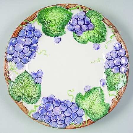 Grape Arbor Salad Plate