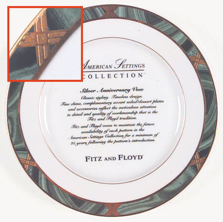Greenwich Advertising Salad Plate