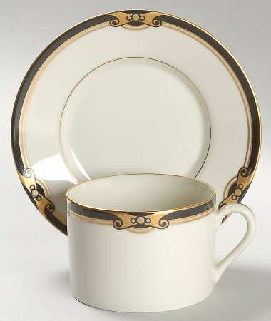 Hatteras Flat Cup & Saucer Set
