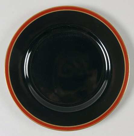 Hattori Black Bread & Butter Plate