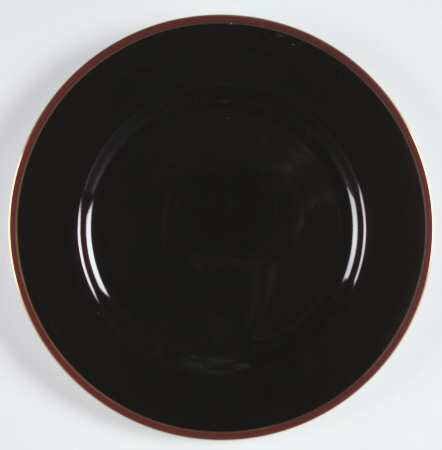 Hattori Black Service Plate (Charger)