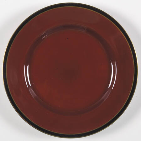 Hattori Cinnabar Salad Plate