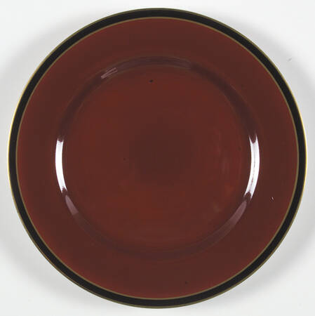 Hattori Cinnabar Bread & Butter Plate