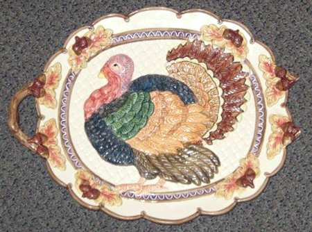 Harvest Time 17" Oval Serving Platter