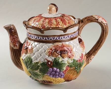 Harvest Time Teapot & Lid
