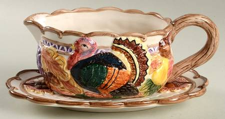 Harvest Time Gravy Boat & Underplate