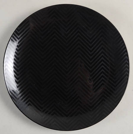 Herringbone (Black on Black) by Fitz &amp; Floyd