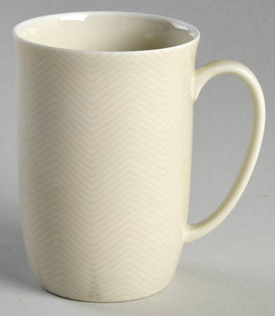 Herringbone (Fawn Brown on Buff) Mug