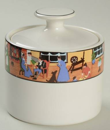 Homestead Sugar Bowl & Lid