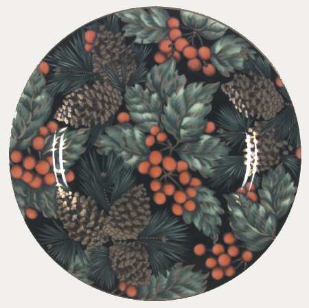 Holiday Pine Salad/Dessert Plate