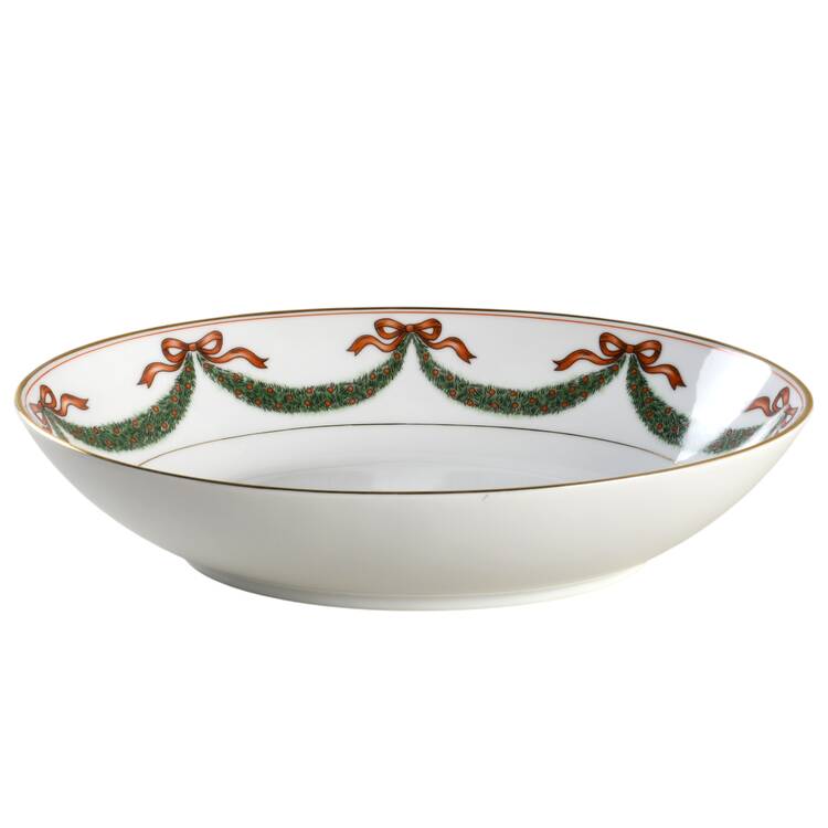 Holiday Splendor 10" Oval Vegetable Bowl