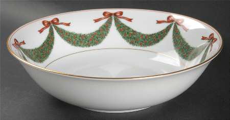 Holiday Splendor 9" Round Vegetable Bowl