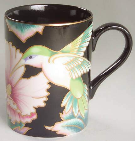 Hummingbird Black Mug