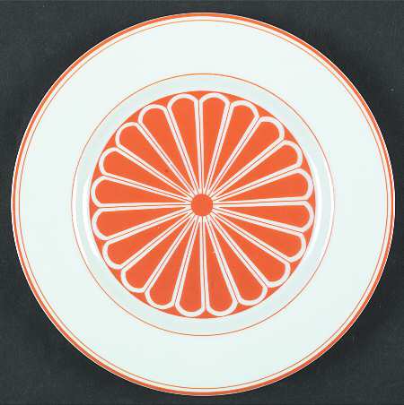 Imperial Crest Orange by Fitz &amp; Floyd