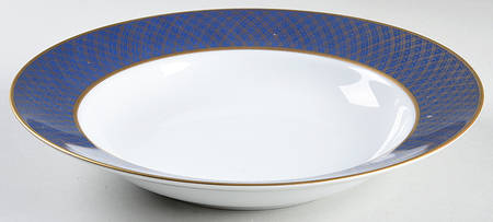 Imperial Dynasty Blue Large Rim Soup Bowl