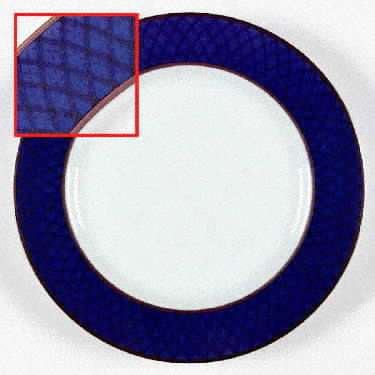 Imperial Dynasty Blue Salad Plate