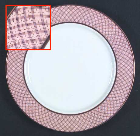 Imperial Dynasty Shell Peach Dinner Plate