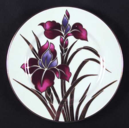 Iris Burgundy by Fitz &amp; Floyd