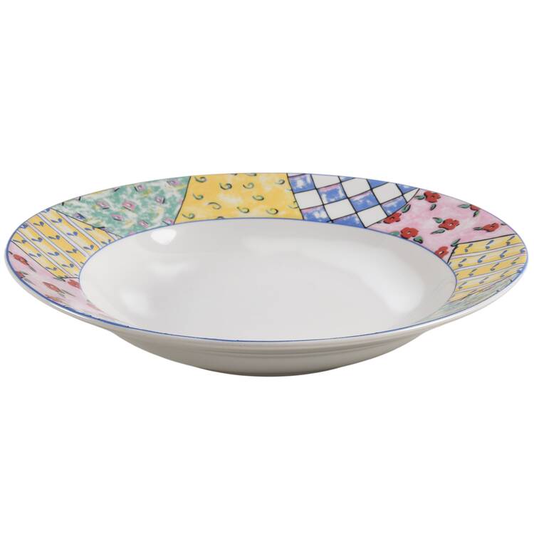 It's Mealtime Large Rim Soup Bowl