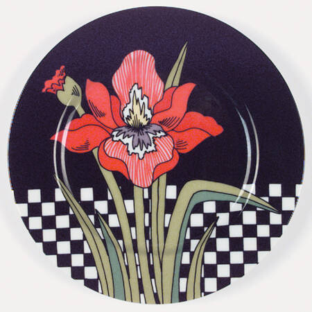 Jardin Rouge Salad Plate