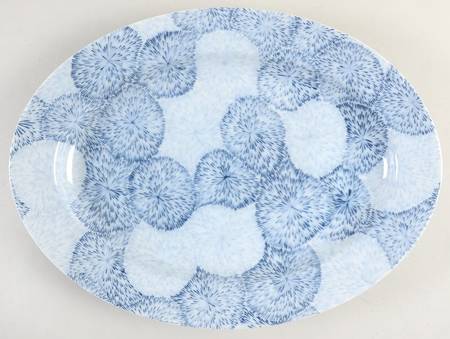 Katsura Hana 14" Oval Serving Platter