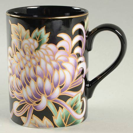 Kiku (Black Background) Mug