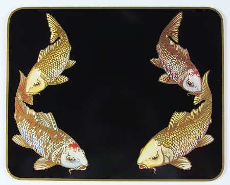 Koi Pond Corkboard Placemat