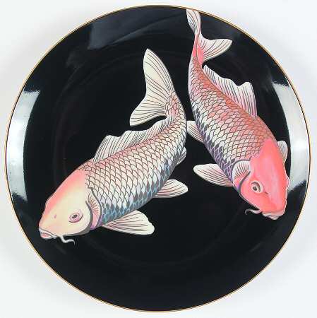 Koi Pond Luncheon Plate