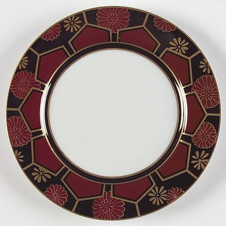 Kuruma (Black, Rust, Gold) Bread & Butter Plate