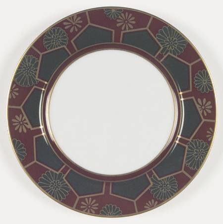 Kuruma (Green, Rust, Gold) by Fitz &amp; Floyd