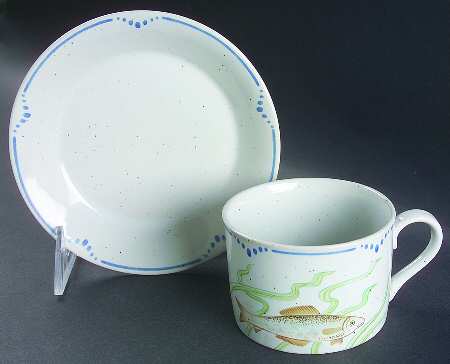 La Mer Flat Cup & Saucer Set