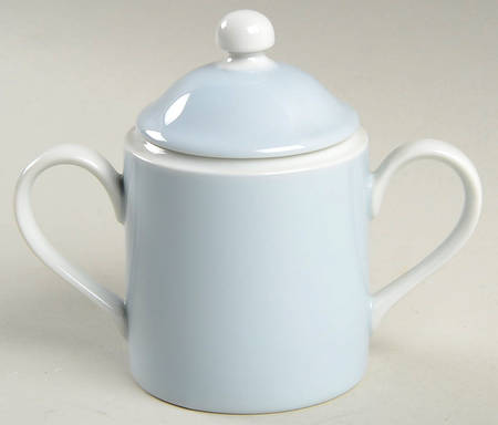 La Ronde Blue Sugar Bowl & Lid
