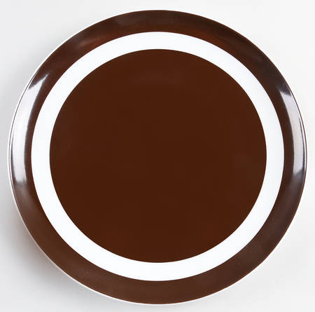 La Ronde Dark Brown 12" Round Buffet Plate