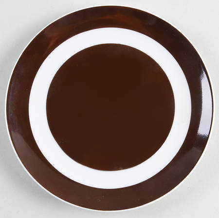 La Ronde Dark Brown Salad Plate