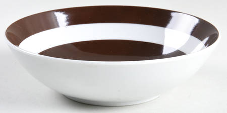 La Ronde Dark Brown Coupe Cereal Bowl