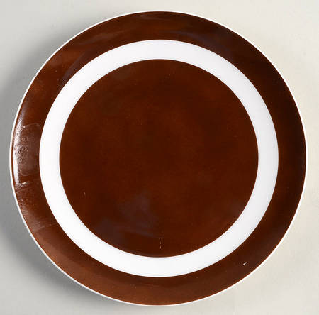 La Ronde Dark Brown Luncheon Plate