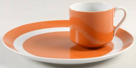 La Ronde Orange by Fitz &amp; Floyd