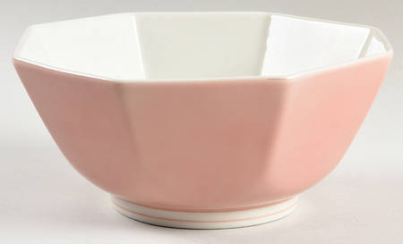 La Ronde Peach 6" Octagonal Vegetable Bowl